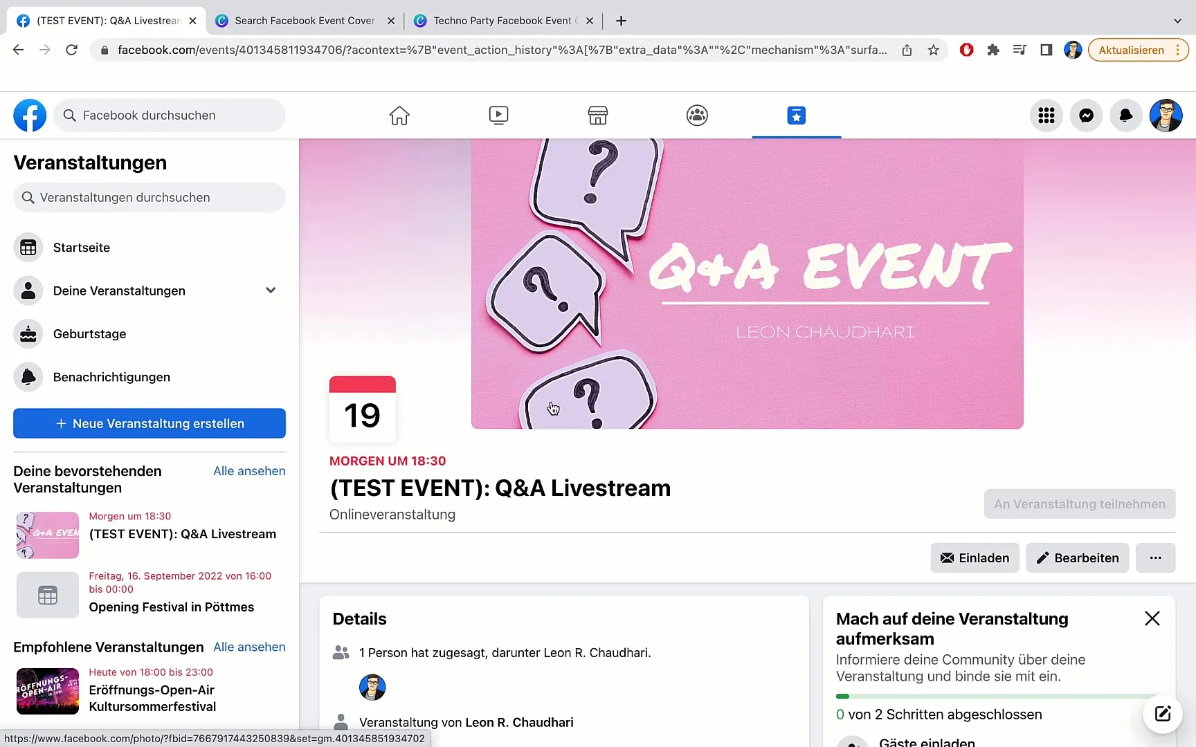 Invitation from friends to Facebook events: A step-by-step guide