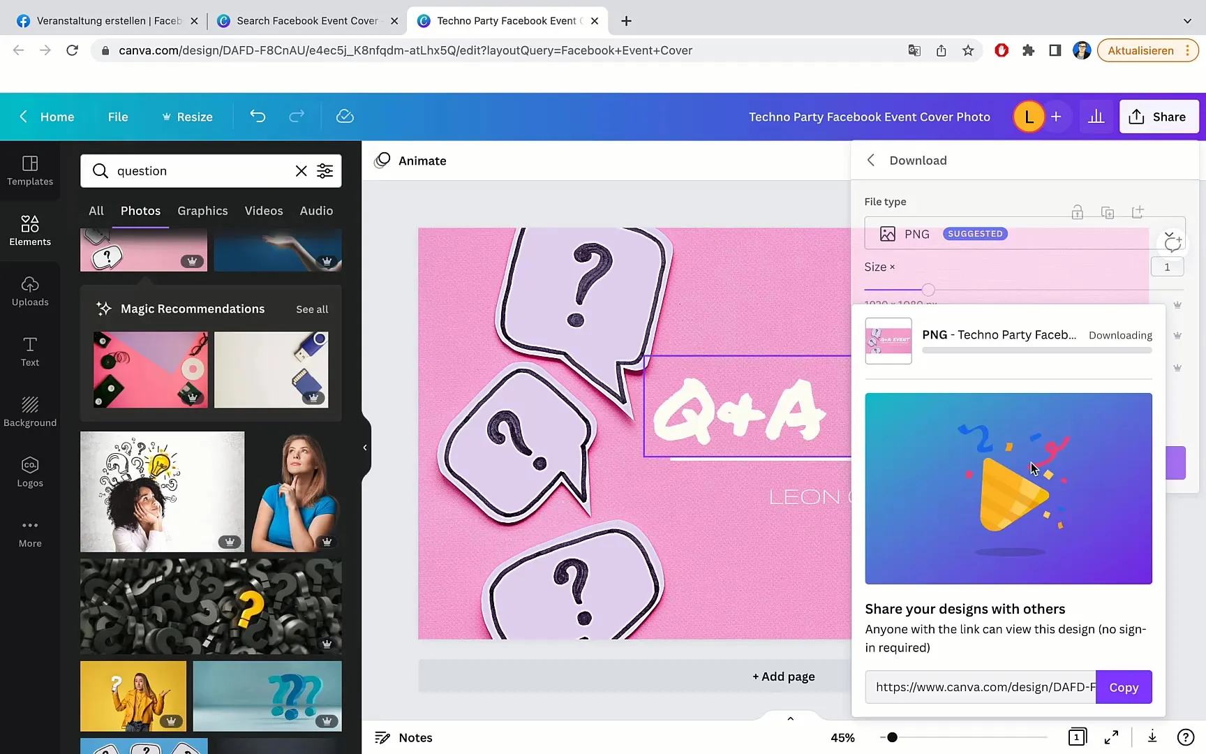 Create banners for Facebook event: A step-by-step guide