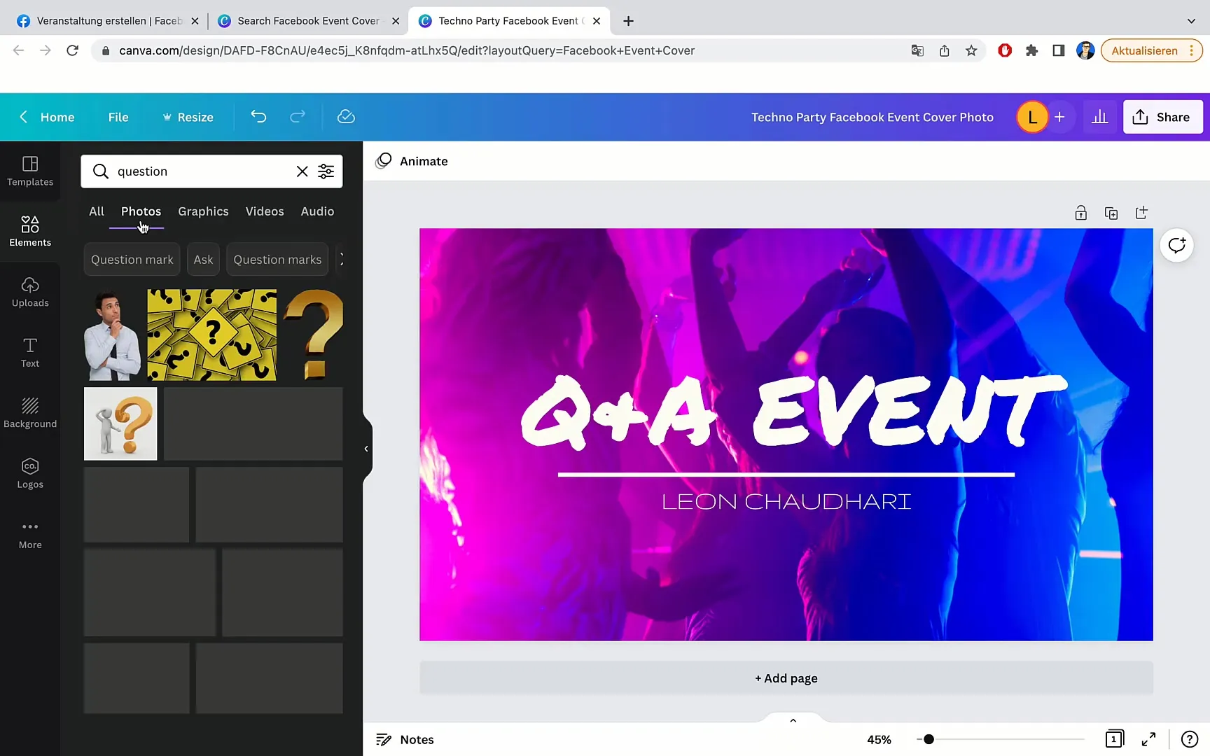 Create banners for Facebook events: A step-by-step guide