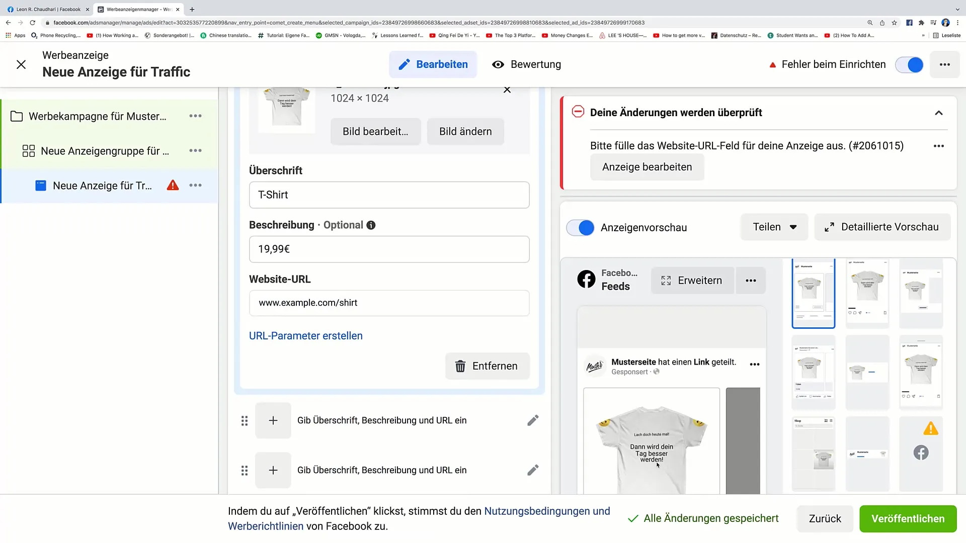 Uspešno ustvarjanje Facebook oglasov v obliki koračnice