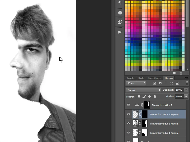 El efecto de las dos caras en Photoshop