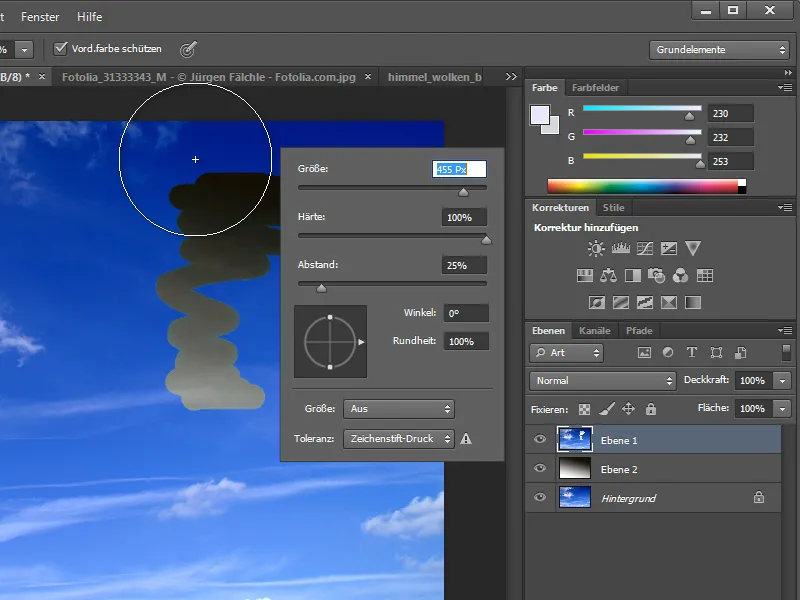 Clipping clouds - it's never been easier (incl. tips for saving as a brush)