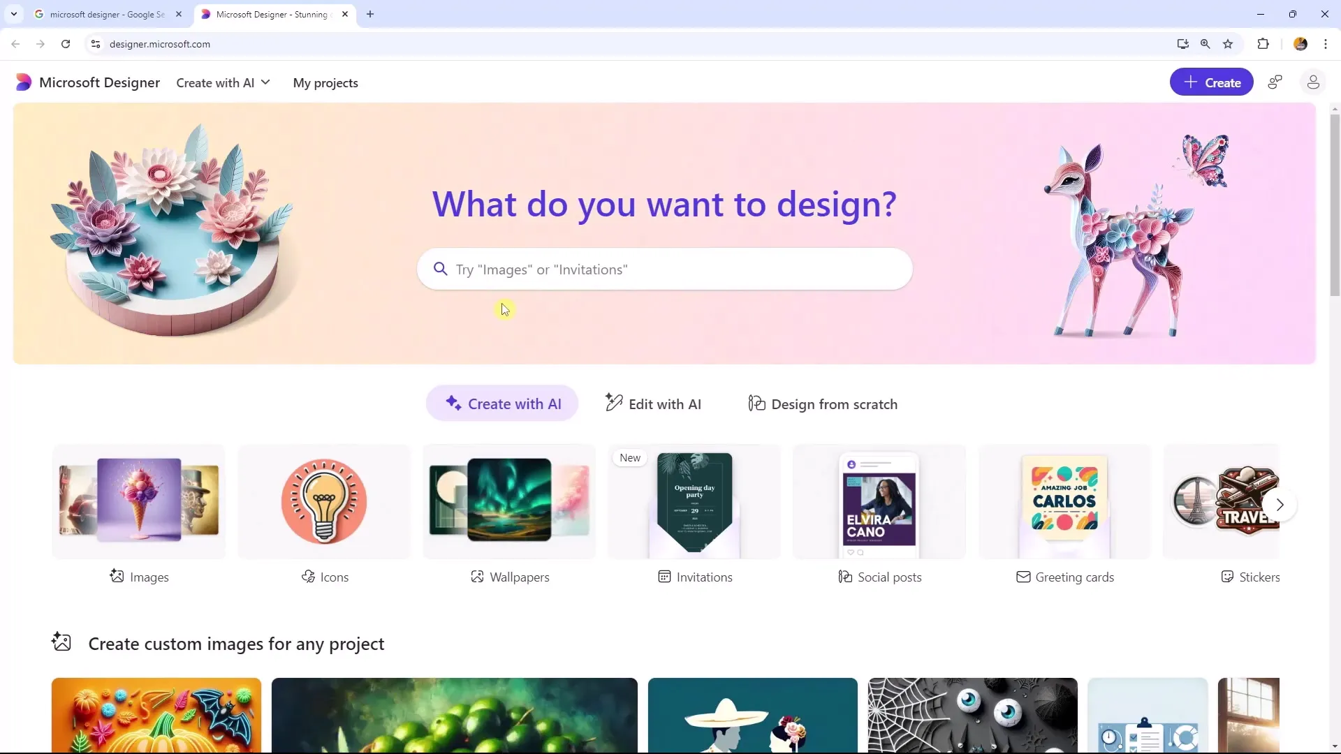 Microsoft Designer: Objevte kreativní možnosti podporované umělou inteligencí designu