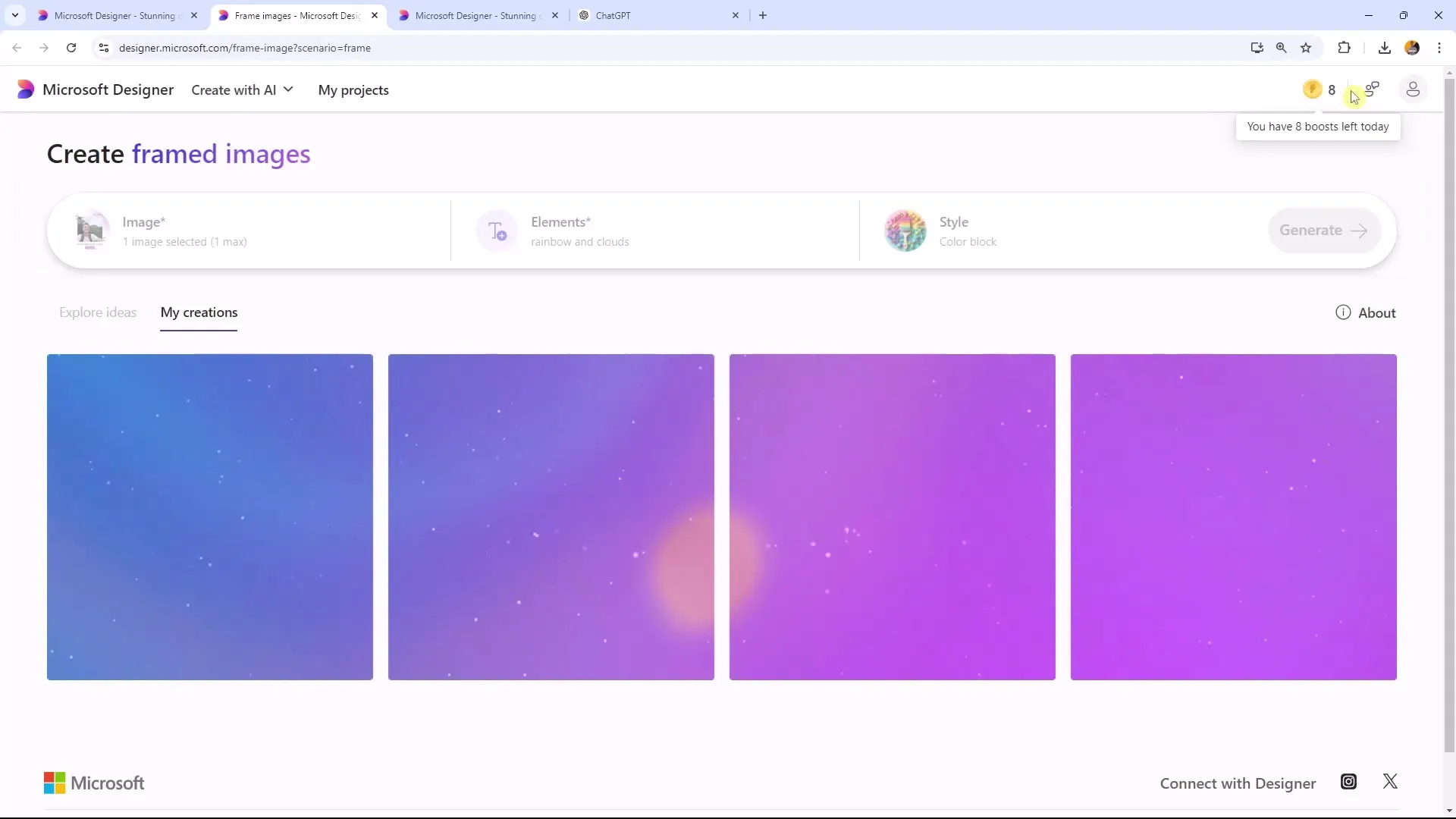 Encadrez créativement des images avec Microsoft Designer