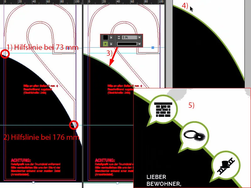 Tosidig trykt moderne dørhenger for enhver anledning Del 2