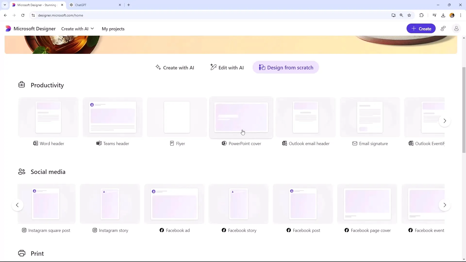 Création efficace de miniatures YouTube avec Microsoft Designer