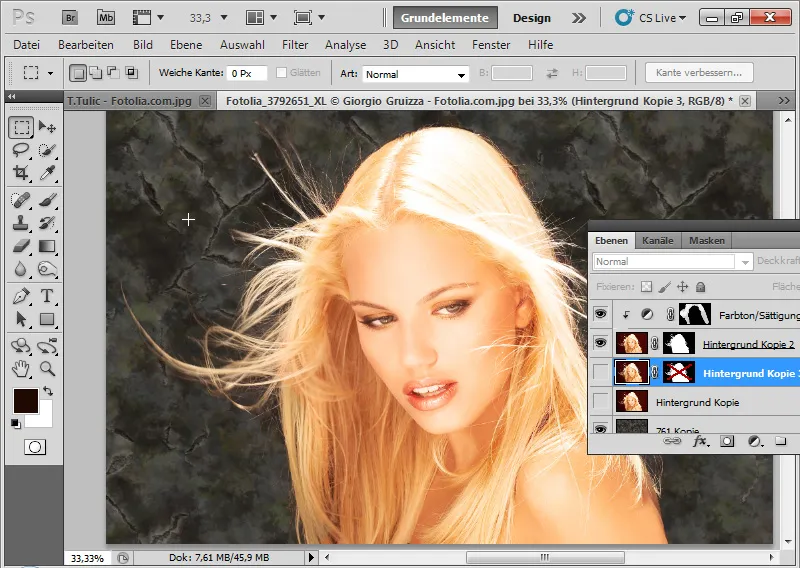 Nouvelles fonctionnalités dans Photoshop CS5 : Amélioration des bords et masques intelligents