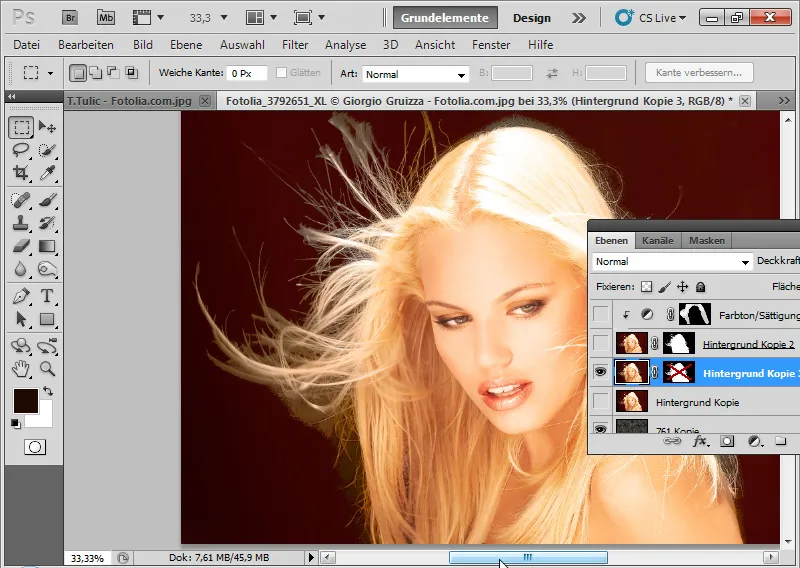 Nouvelles fonctionnalités dans Photoshop CS5 : amélioration des contours et masques intelligents