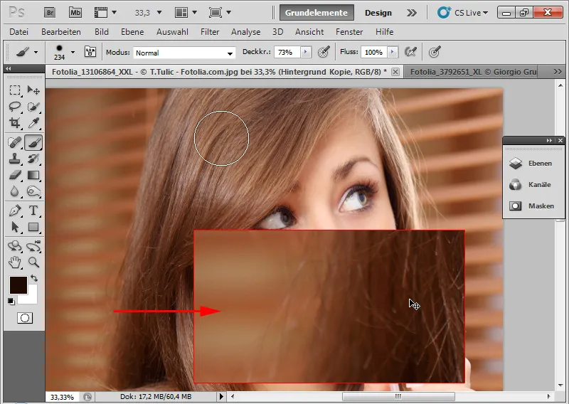 Nouvelles fonctionnalités dans Photoshop CS5 : Amélioration des bords et masques intelligents