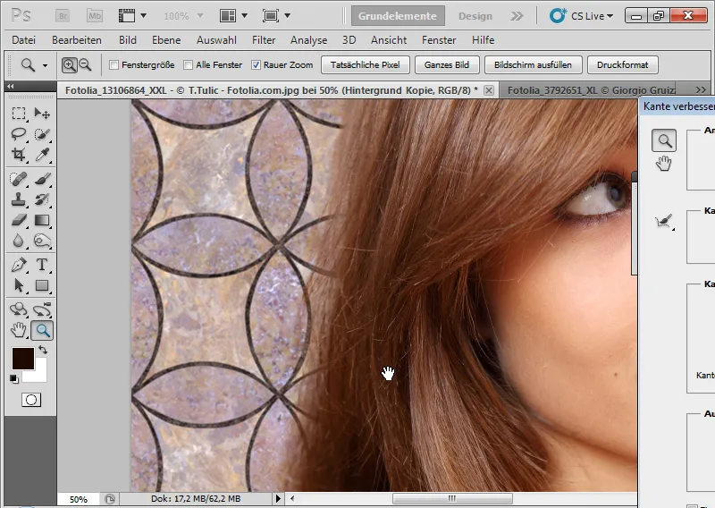 Nouvelles fonctionnalités dans Photoshop CS5 : Amélioration des bords et masques intelligents