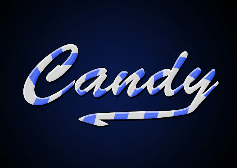 Candy effect classic and illustrative