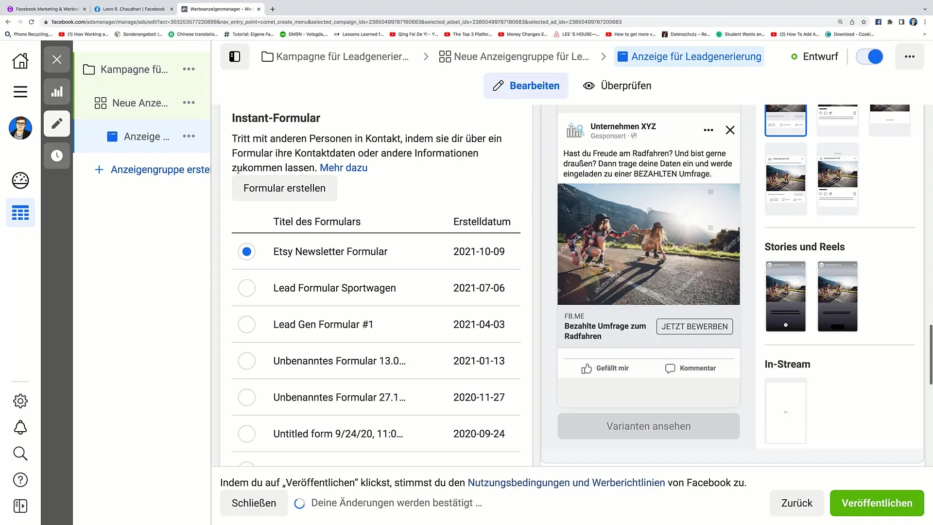 Før reklame på Facebook for effektiv e-mail-generering