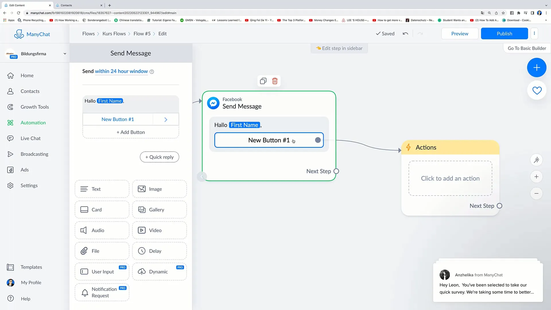 Facebook Marketing: Guide to Editing Buttons in Messages