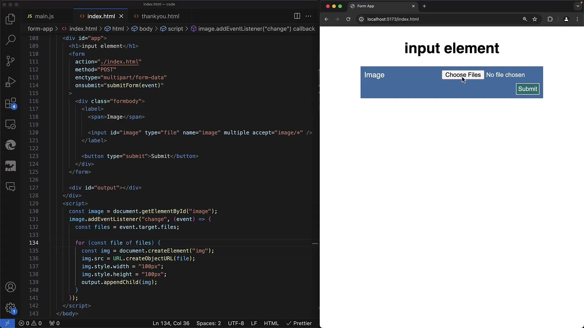 Dateiupload und Vorschau mit JavaScript