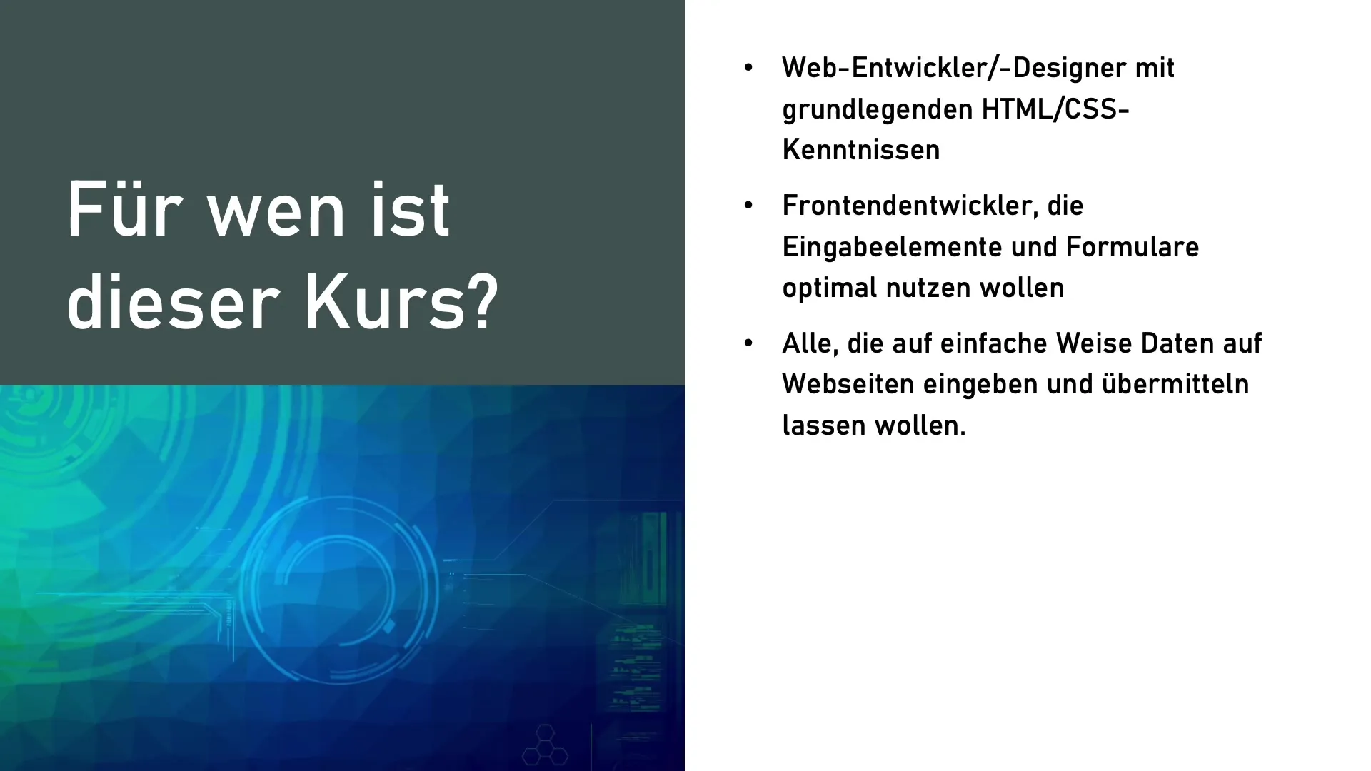 Web-Formulare Erstellen: Ein umfassender Kurs zur Funktionsweise und Implementierung