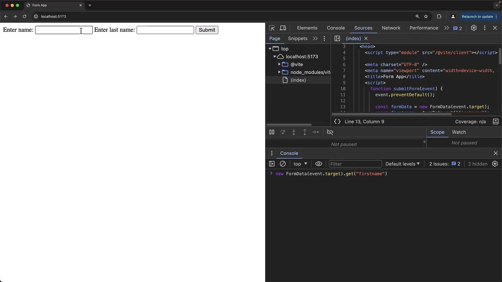 Formulardaten effektiv auslesen mit JavaScript