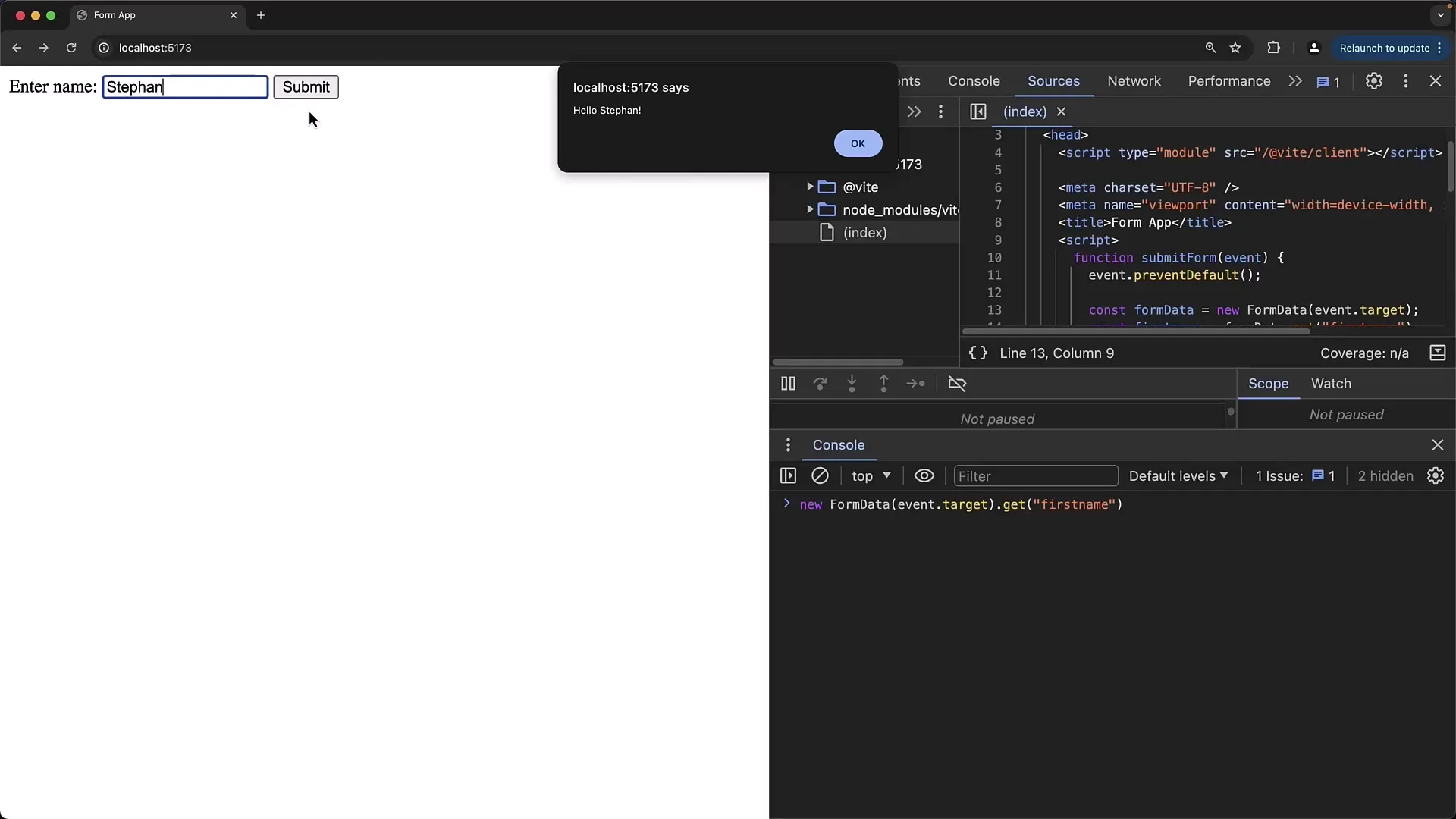 Formulardaten effektiv auslesen mit JavaScript