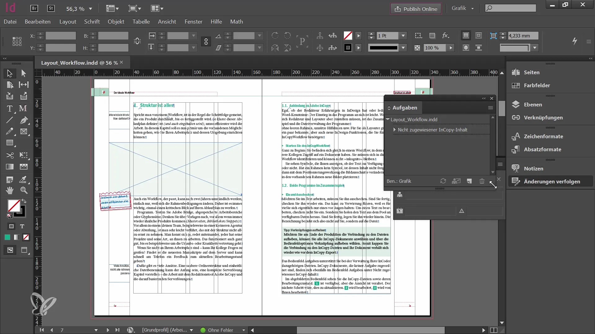 Export eficient al documentelor din InDesign în Adobe InCopy CC