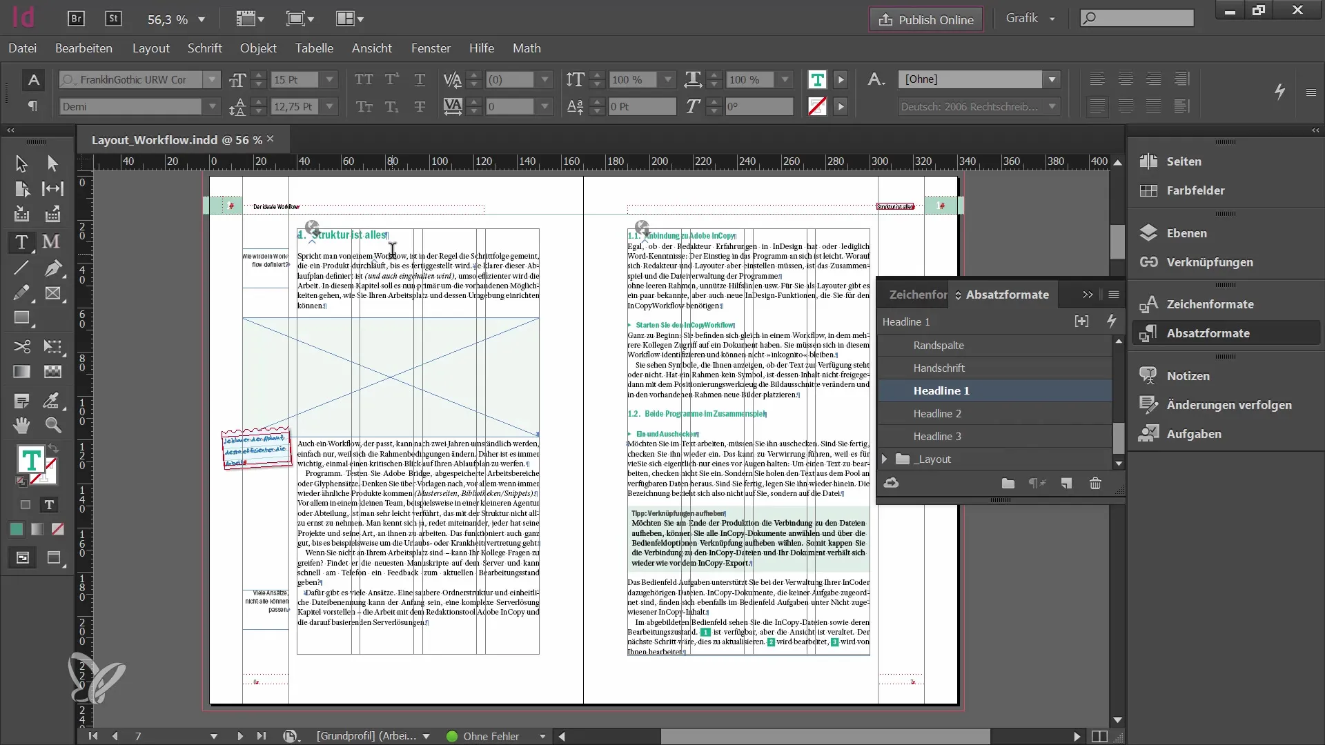 Effizientes Aufgabenmanagement in Adobe InCopy