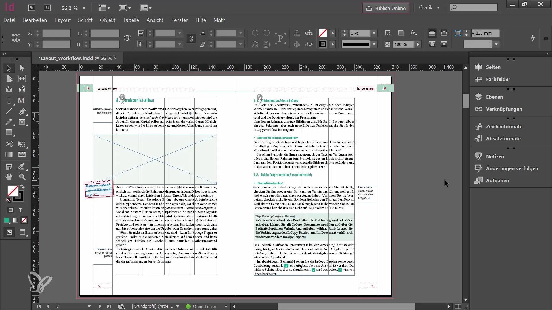 Effizientes Aufgabenmanagement in Adobe InCopy