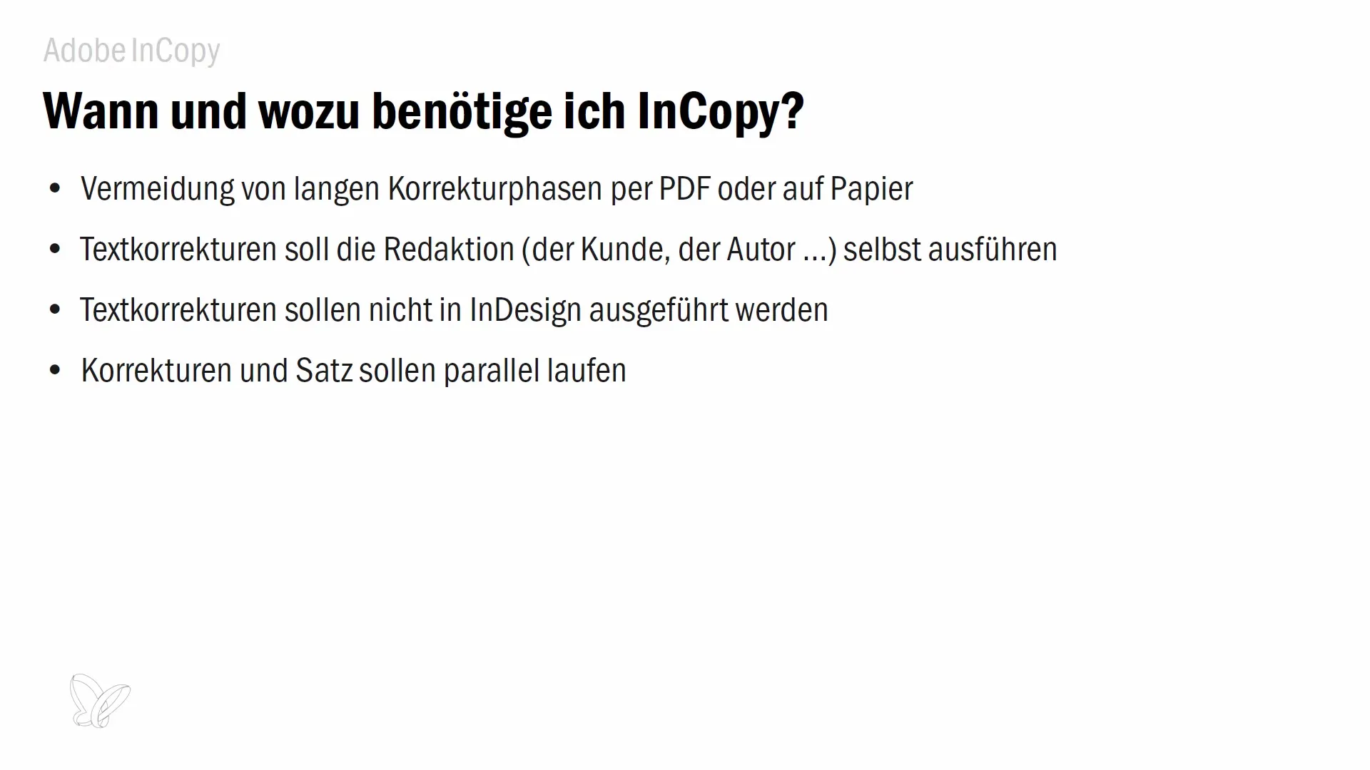 Adobe InCopy für Redakteure: Workflow und Anwendung