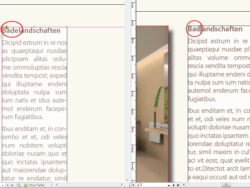 Das Inhaltsaufnahme- und Inhaltsplatzierungs-Werkzeug in InDesign