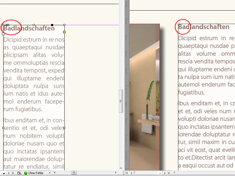 Das Inhaltsaufnahme- und Inhaltsplatzierungs-Werkzeug in InDesign