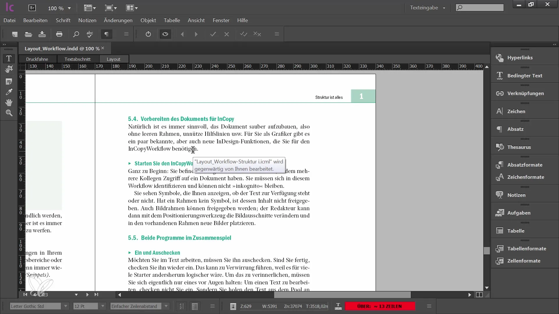 Tworzenie pliku PDF za pomocą Adobe InCopy CC – instrukcja krok po kroku