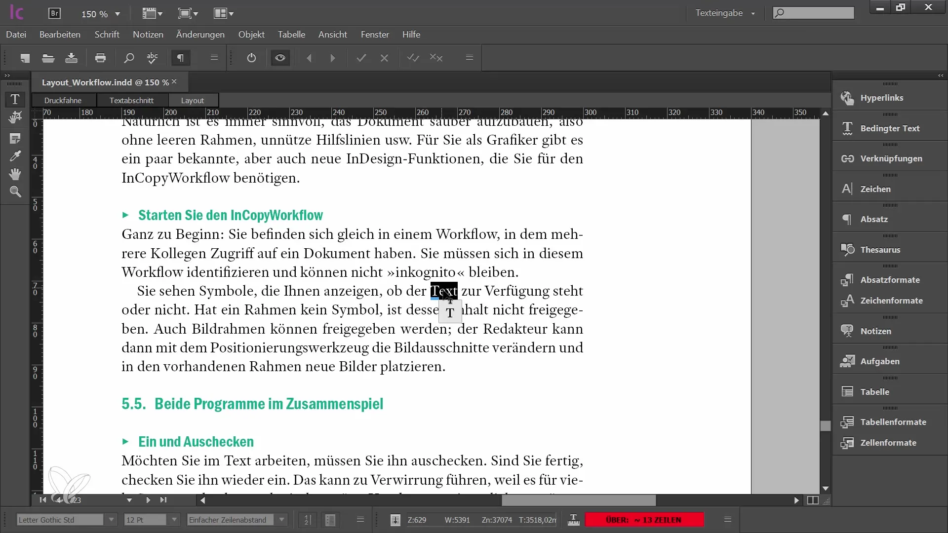 Die vollständige Anleitung zu Voreinstellungen in Adobe InCopy CC für Redakteure