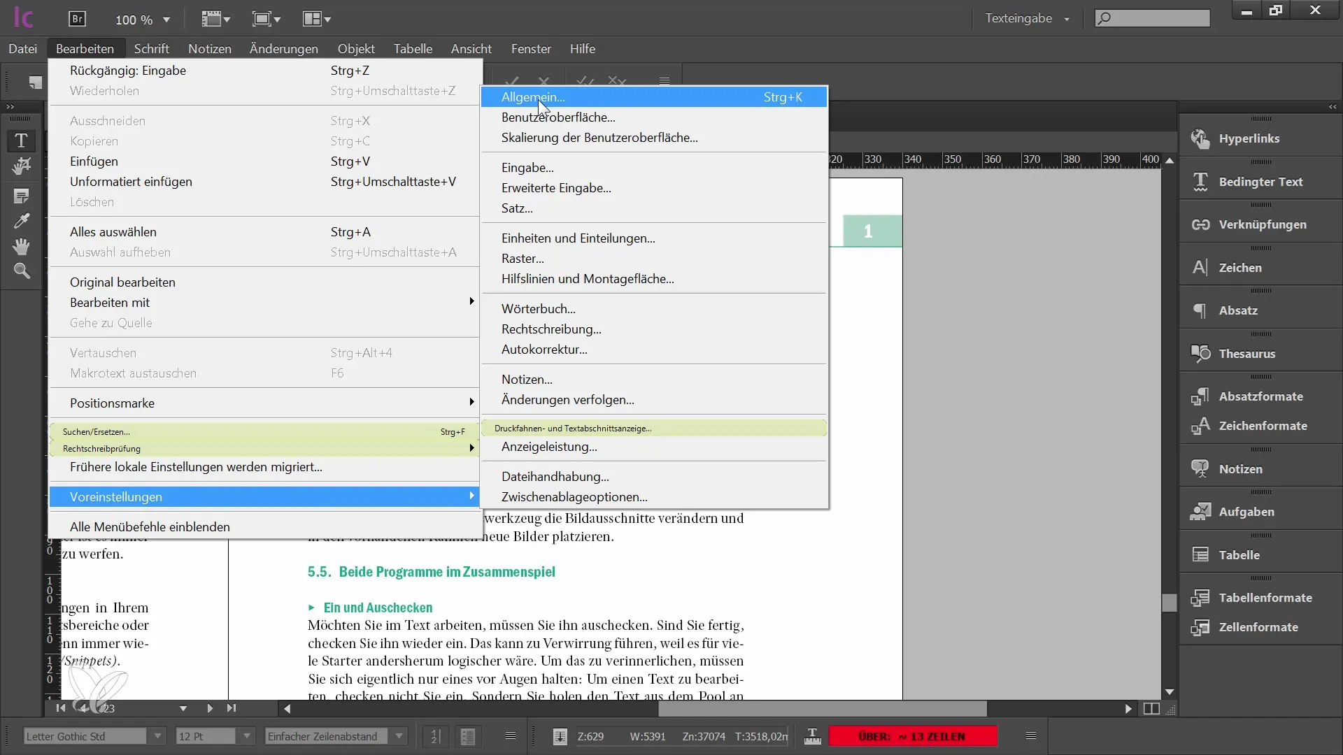 De volledige handleiding voor instellingen in Adobe InCopy CC voor redacteuren