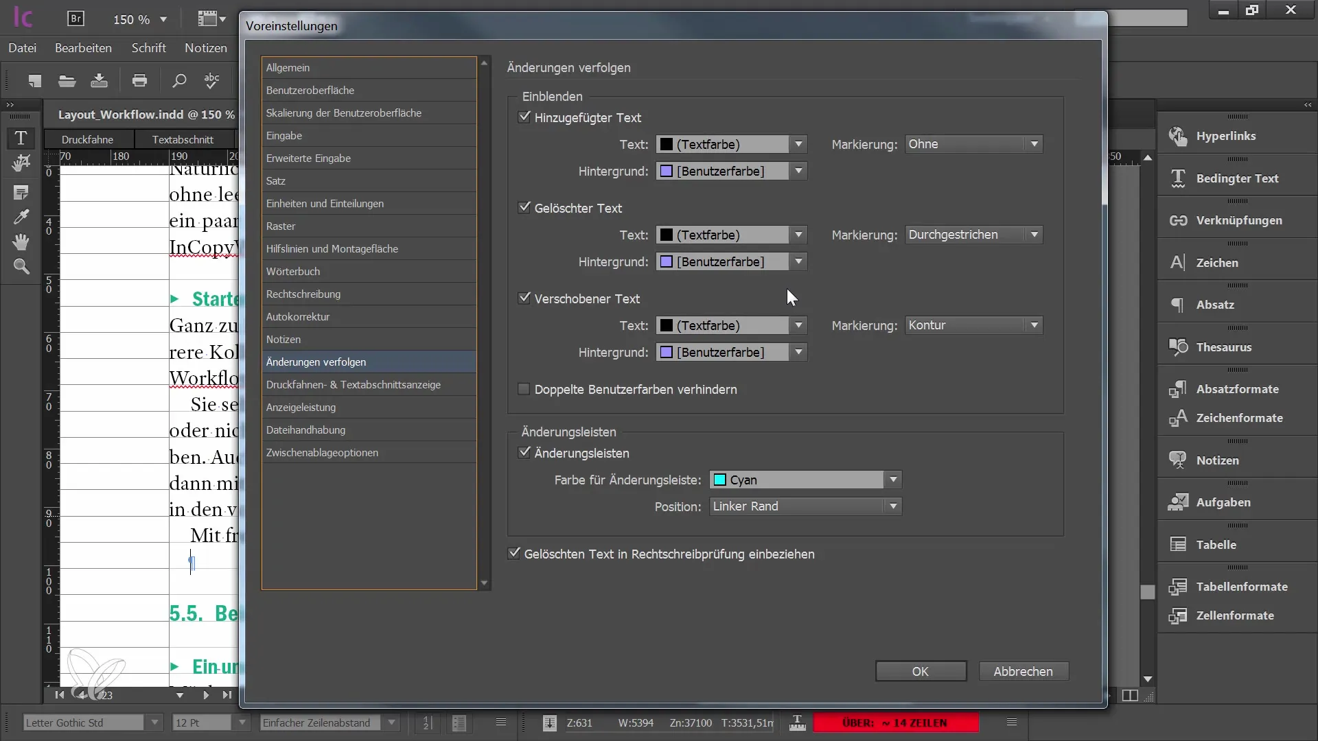 De volledige handleiding voor instellingen in Adobe InCopy CC voor redacteuren