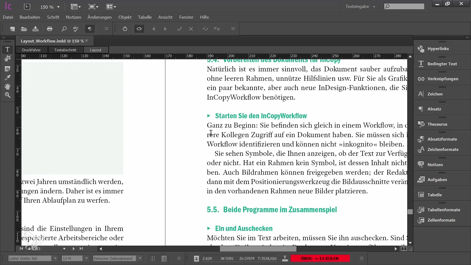 Adobe InCopy CC için düzenleyiciler için Ayarları Yapılandırma Tam Kılavuzu