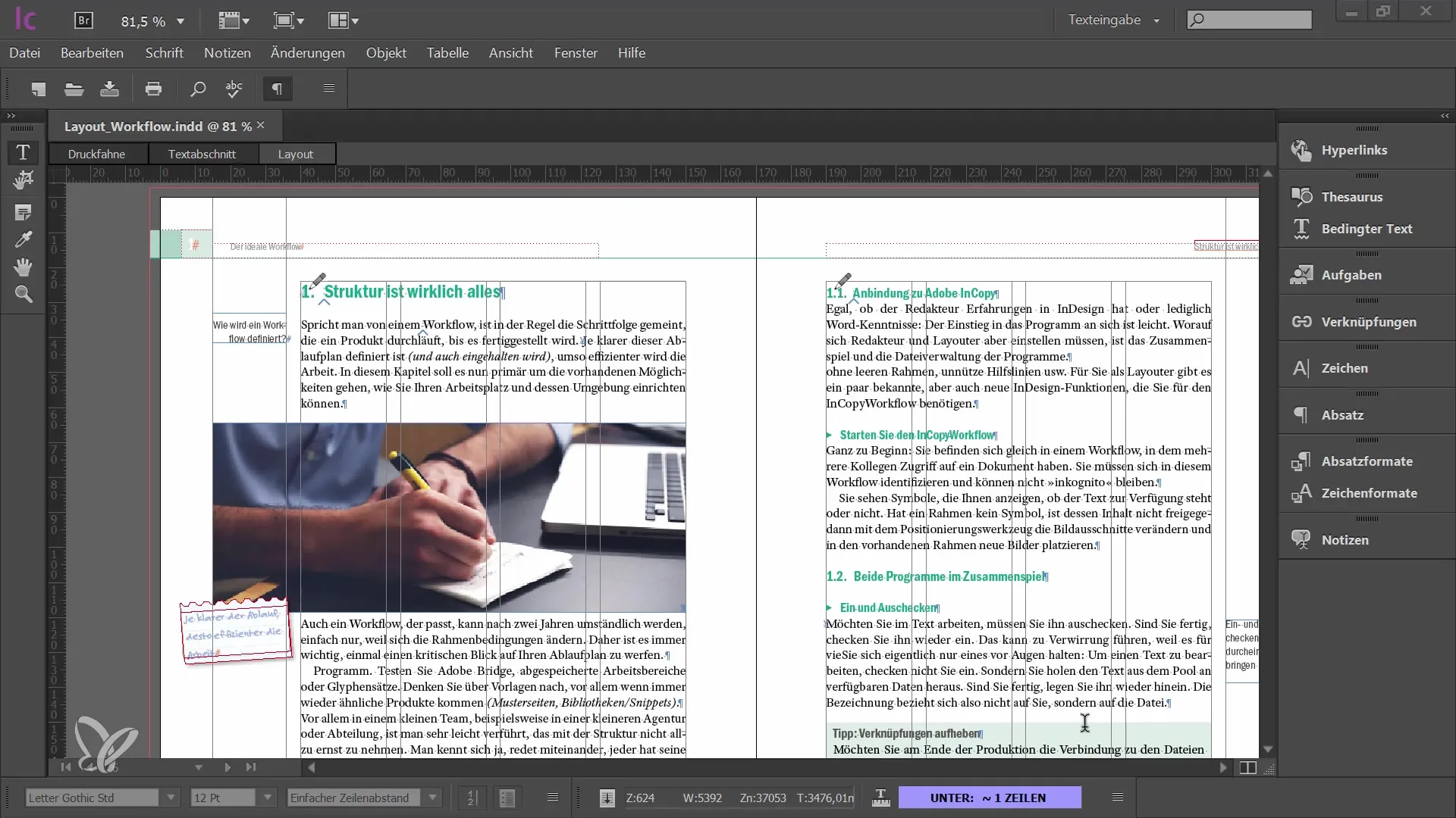 Ефективни бележки в Adobe InCopy CC за редактори