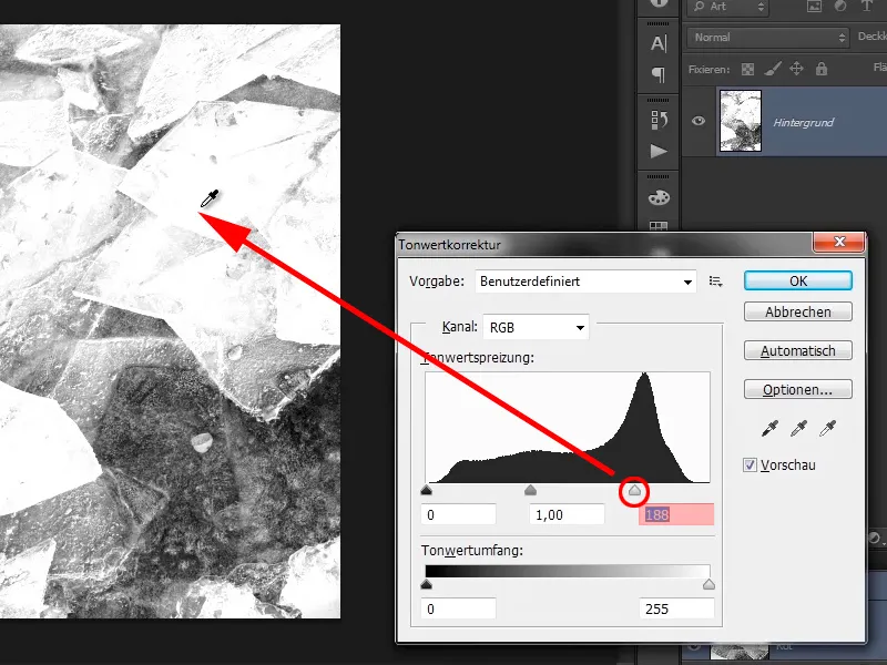 Komposisi Photoshop - Api dan Es - Bagian 09: Tampilan berangin pria