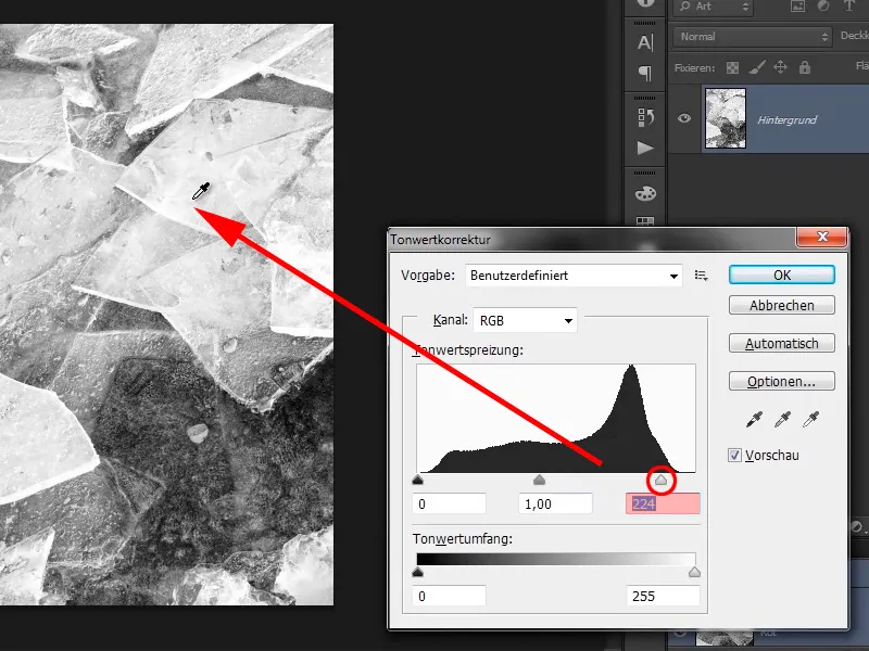 Photoshop-Composing - Api dan Es - Bagian 09: Tampilan beku pria