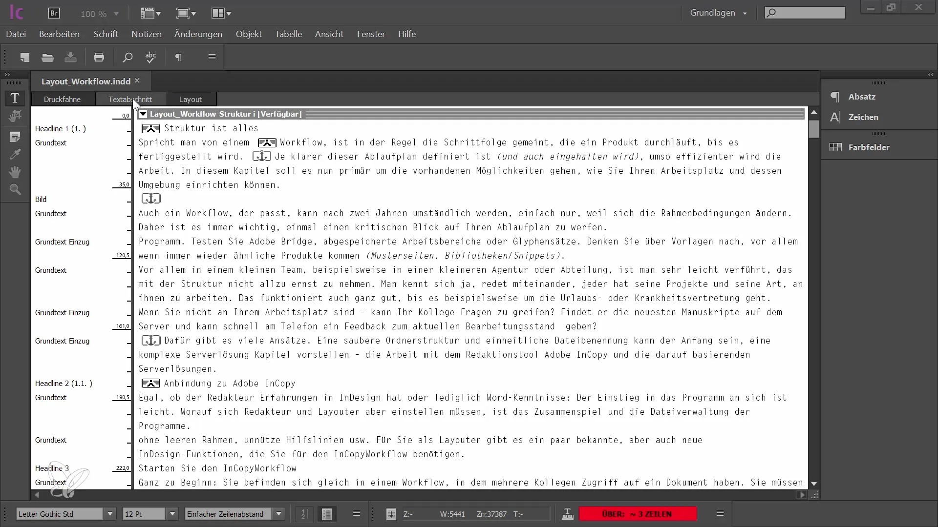 Efficiënte tekstbewerking in Adobe InCopy CC voor redacteuren