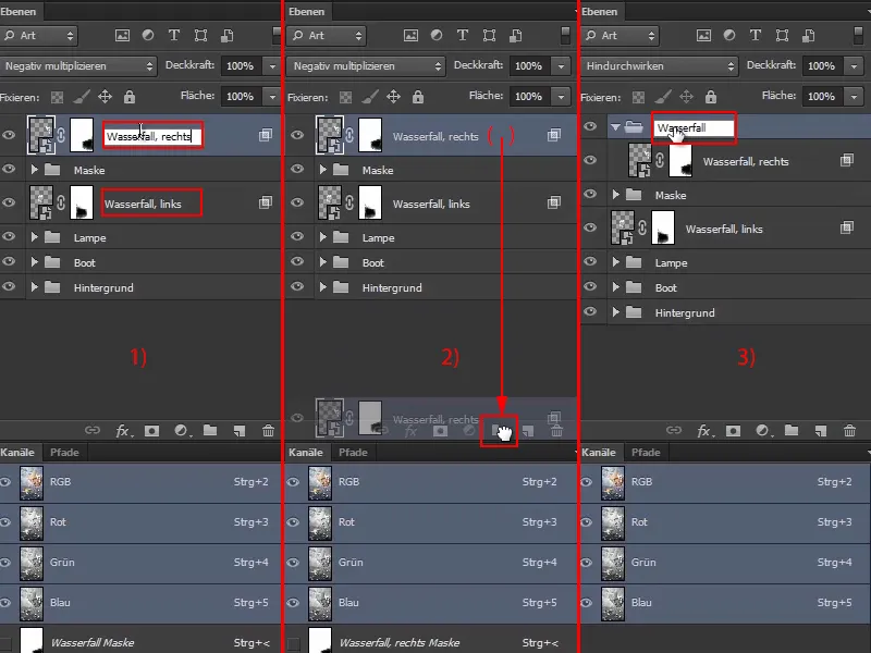 Photoshop-Composing - Havets orakel - Del 09: Optimalisere fossefall og tilpasse havoverflaten