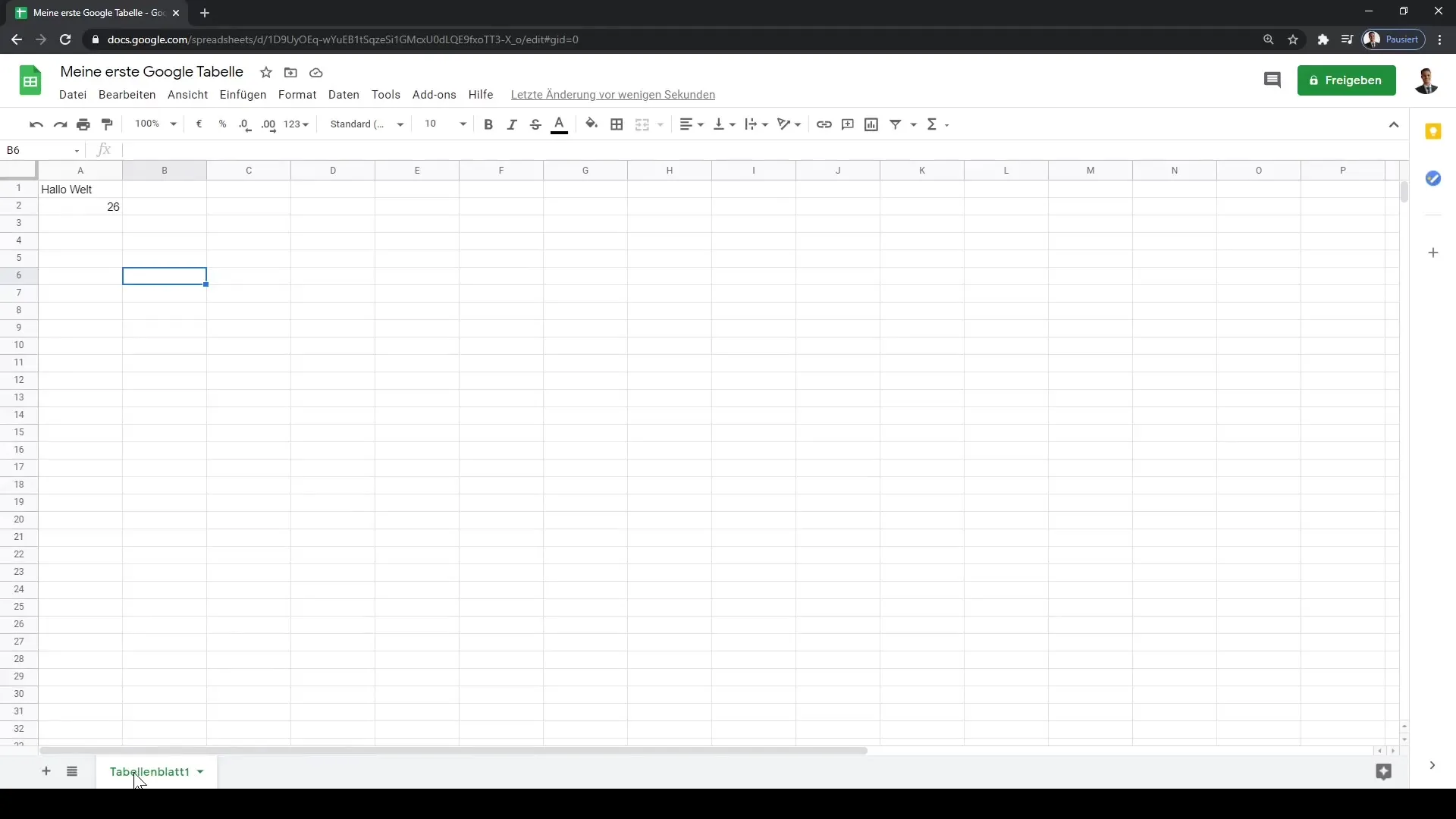 Google Sheets: Ton premier guide de l'interface utilisateur