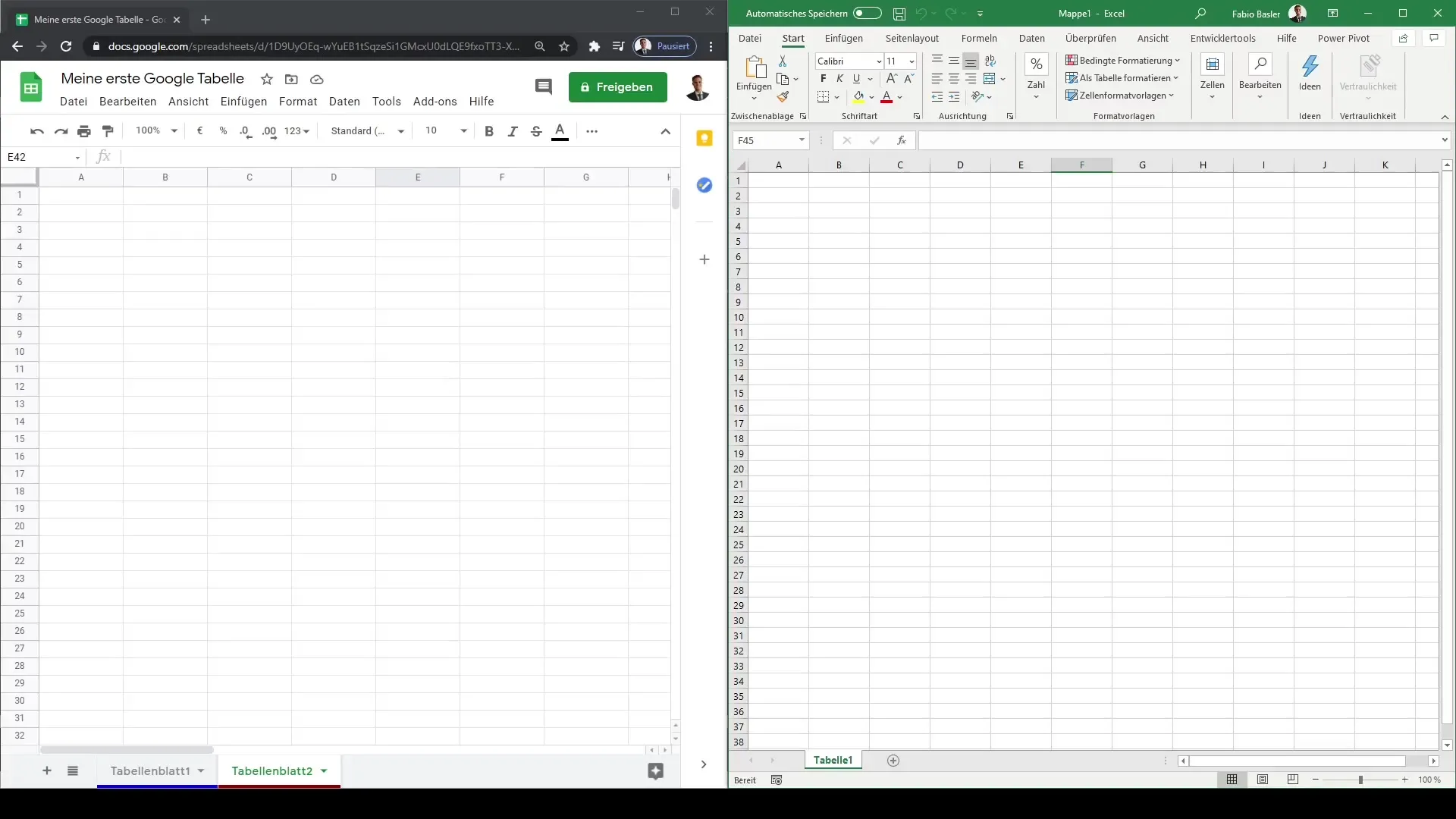 Google Tabeller vs. Microsoft Excel: Den omfattende sammenligningen