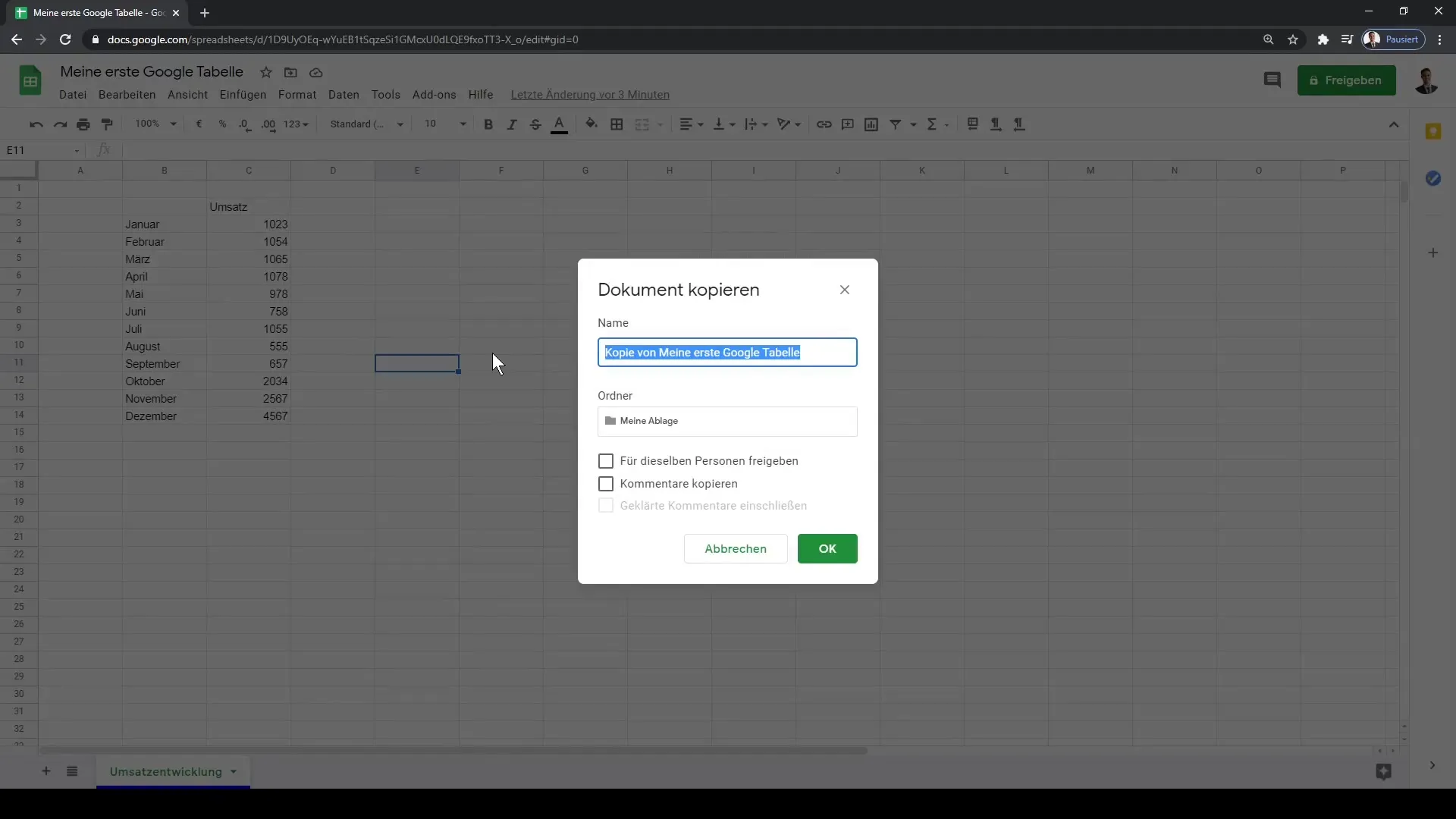 Gestion efficace des documents Google Sheets