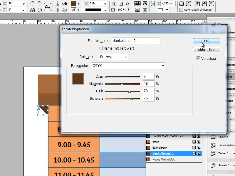 Stworzyć plan lekcji w programie Adobe InDesign