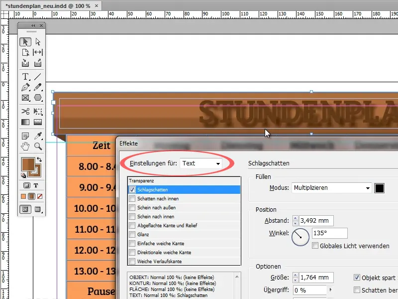 Tworzenie planu lekcji w programie Adobe InDesign