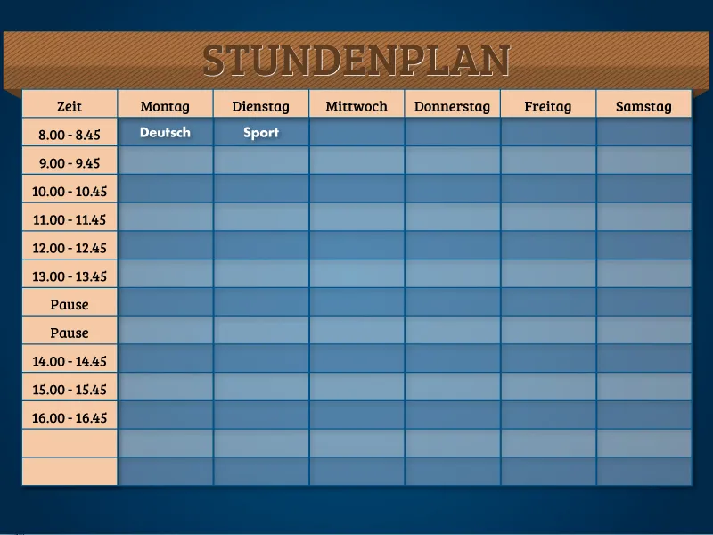 Utwórz plan lekcji w programie Adobe InDesign.