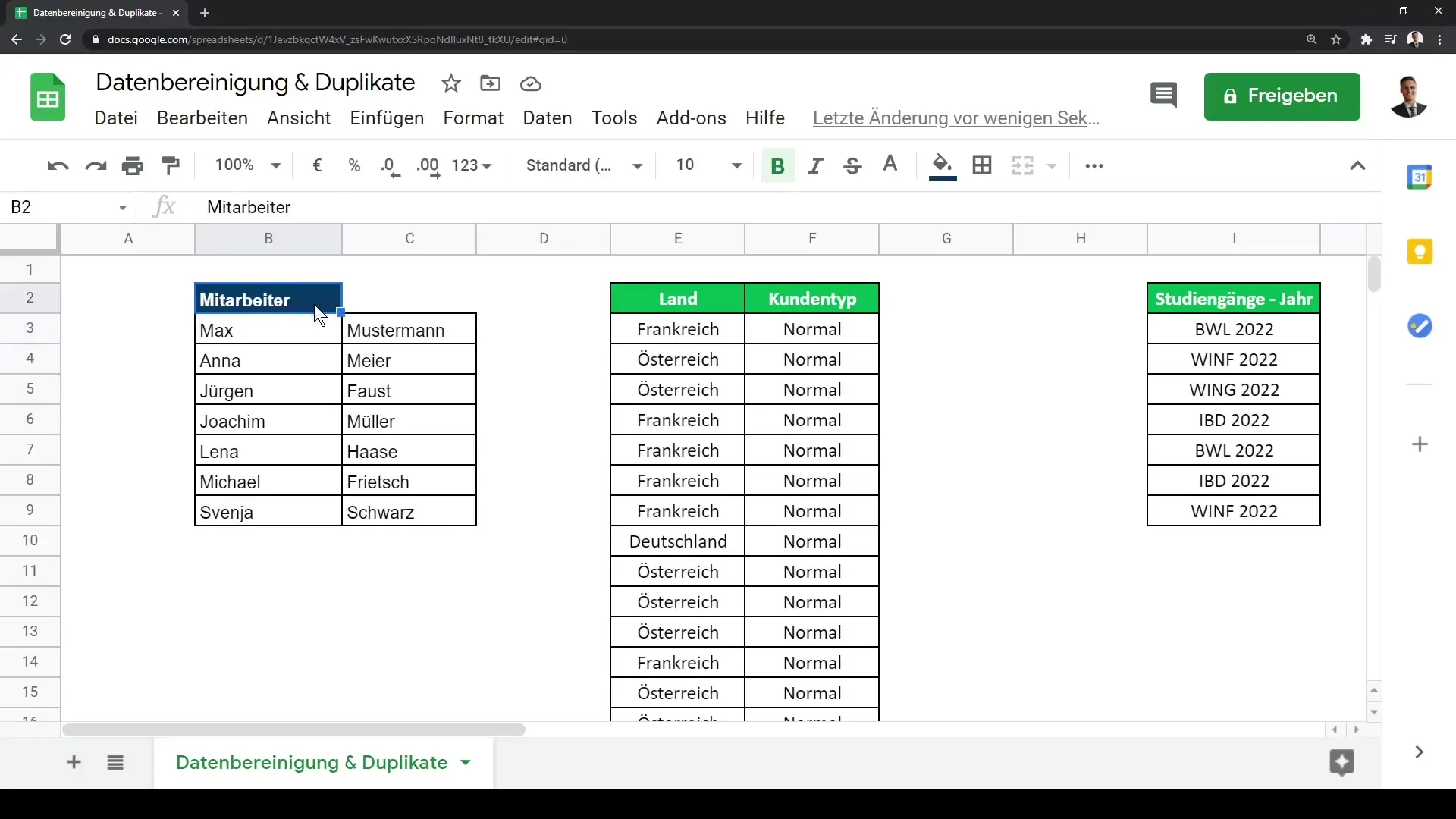 Guide Google Sheets : Suppression efficace des doublons