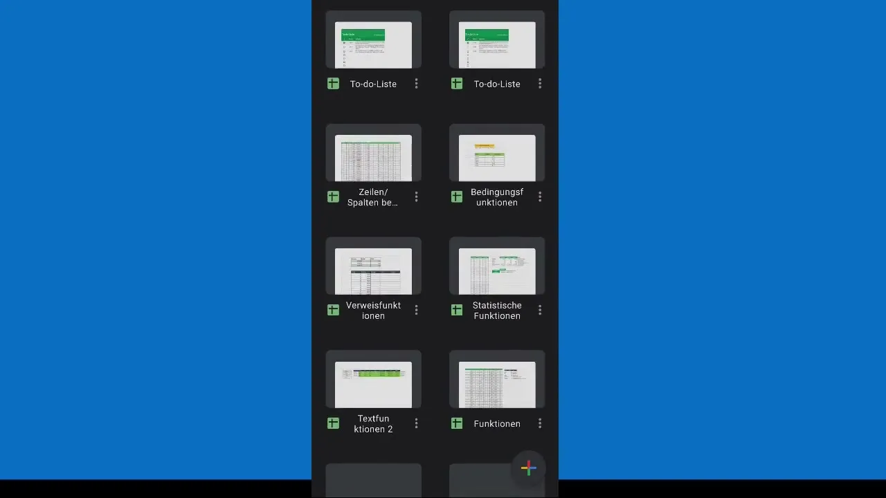 Google Sheets optimāli izmantot uz mobilā telefona - soli pa solim rokasgrāmata