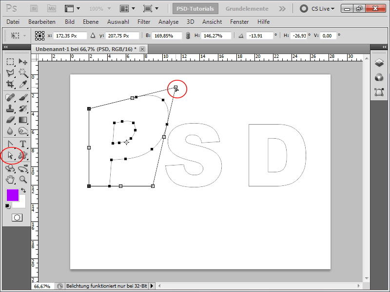 Logótipo com vários efeitos de flash