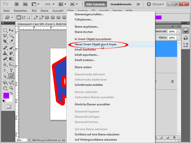 Logótipo com vários efeitos de flash