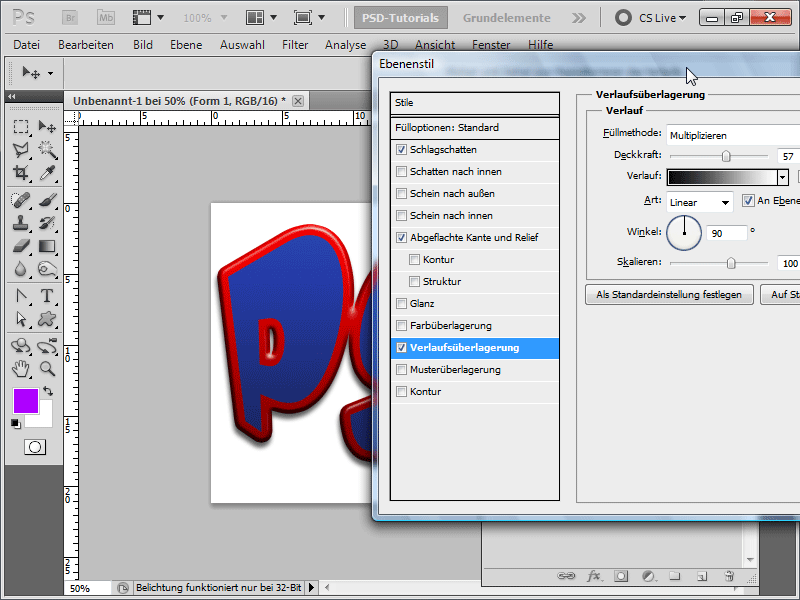 Logótipo com vários efeitos de flash