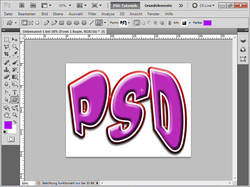 Logo with various flashy effects