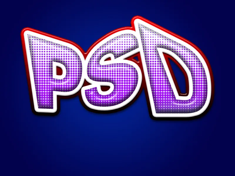 Logo with various flashy effects